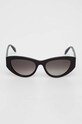 Akcesoria Alexander McQueen okulary przeciwsłoneczne AM0377S czarny