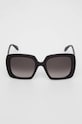 Akcesoria Alexander McQueen okulary przeciwsłoneczne AM0378S czarny