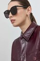 Saint Laurent okulary przeciwsłoneczne jednolita czarny SL.566/K.SLIM