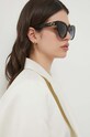 Love Moschino okulary przeciwsłoneczne kocie oczy czarny MOL053/S