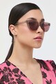 Armani Exchange okulary przeciwsłoneczne jednolita beżowy 0AX4130SU