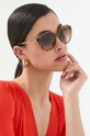 Armani Exchange ochelari de soare ochi de pisică maro 0AX4134S