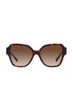 Emporio Armani okulary przeciwsłoneczne geometryczne brązowy 0EA4202