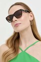Emporio Armani ochelari de soare ochi de pisică maro 0EA4203U