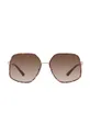 Michael Kors okulary przeciwsłoneczne EMPIRE BUTTERFLY brązowy