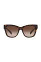 Michael Kors okulary przeciwsłoneczne EMPIRE SQUARE brązowy