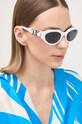 Michael Kors okulary przeciwsłoneczne EMPIRE OVAL prostokątne biały 0MK2192