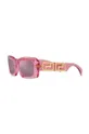 różowy Versace okulary przeciwsłoneczne