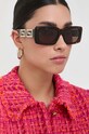 Versace occhiali da sole rectangle marrone 0VE4444U