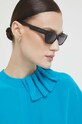 Солнцезащитные очки Swarovski 56259306 MILLENIA однотонная с деталью чёрный 5625306