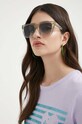 Love Moschino okulary przeciwsłoneczne prostokątne transparentny MOL065/S