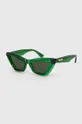 Bottega Veneta okulary przeciwsłoneczne zielony
