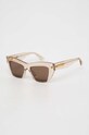 Bottega Veneta okulary przeciwsłoneczne BV1218S beżowy AA00