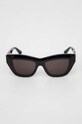 Akcesoria Bottega Veneta okulary przeciwsłoneczne BV1218S czarny