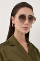 Gucci okulary przeciwsłoneczne GG1281SK złoty