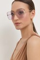 Gucci okulary przeciwsłoneczne jednolita złoty GG1282SA