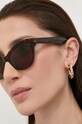Alexander McQueen okulary przeciwsłoneczne AM0391S brązowy