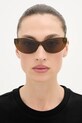 Сонцезахисні окуляри Saint Laurent SL.M115 коричневий