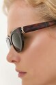 Saint Laurent okulary przeciwsłoneczne SL.M115 brązowy