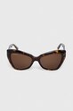 Akcesoria Balenciaga okulary przeciwsłoneczne BB0271S brązowy