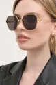 золотий Сонцезахисні окуляри Bottega Veneta Жіночий