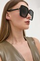 Gucci okulary przeciwsłoneczne prostokątne czarny GG1314S