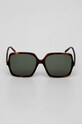 Akcesoria Saint Laurent okulary przeciwsłoneczne SL.591 brązowy