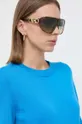 Michael Kors okulary przeciwsłoneczne EMPIRE SHIELD brązowy