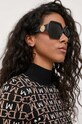 Versace ochelari de soare dreptunghiular negru 0VE4453