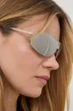 srebrny Michael Kors okulary przeciwsłoneczne AIX Damski