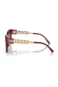 bordowy Michael Kors okulary przeciwsłoneczne MONTECITO