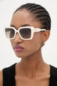Marc Jacobs okulary przeciwsłoneczne kocie oczy biały MARC.733/S