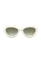 biały Moschino okulary przeciwsłoneczne