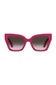 różowy Moschino okulary przeciwsłoneczne