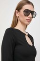 Isabel Marant okulary przeciwsłoneczne jednolita czarny IM.0162/S