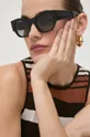 črna Sončna očala Alexander McQueen Ženski