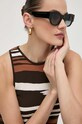 Alexander McQueen ochelari de soare AM0420S negru