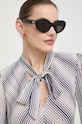 Balenciaga okulary przeciwsłoneczne geometryczne czarny BB0294S