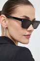 Saint Laurent okulary przeciwsłoneczne CALISTA jednolita czarny SL.633.CALISTA