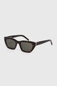 Akcesoria Saint Laurent okulary przeciwsłoneczne SL.M127/F brązowy