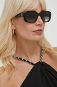 Солнцезащитные очки Saint Laurent прямоугольные чёрный SL.M130
