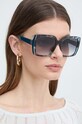 Сонцезахисні окуляри Furla прямокутна бірюзовий SFU707.560VBG