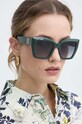 Слънчеви очила Furla котешко око зелен SFU710.540D80