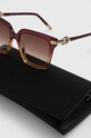 Furla ochelari de soare roz SFU713.5302AS