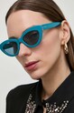 Сонцезахисні окуляри Guess котячі очі блакитний GU7905.5289V