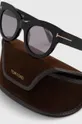 czarny Tom Ford okulary przeciwsłoneczne