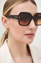 Солнцезащитные очки Tom Ford прямоугольные коричневый FT1082.5452F
