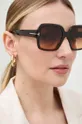 коричневый Солнцезащитные очки Tom Ford Женский