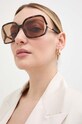 Tom Ford ochelari de soare dreptunghiular maro FT1089.6052E