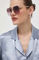 Солнцезащитные очки Vivienne Westwood однотонная с деталью бежевый VW702740256